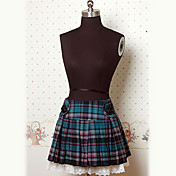 Korte Gecontroleerd Patroon Engeland Style Short School Lolita rok