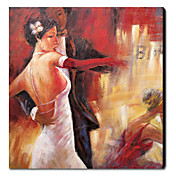 Hand geschilderd olieverfschilderij People Dancing 1211-PE0092