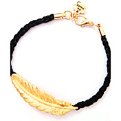 Women's Long Leaf Knit Bracelet