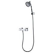 Moderne Chrome Finish enkelt håndtak Wall Mount Dusj Blandebatteri med hånddusj