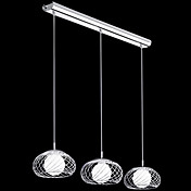 40W E14 3-light Metal Chandelier