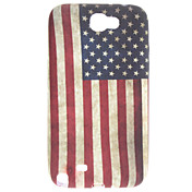 Retro Design US National Flag Pattern Soft Case for Samsung Galaxy Note 2 N7100