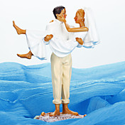 "Ich Hold You Forever" Bride & Groom Wedding Cake Topper