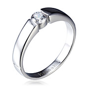 Personlized 925 Bague Hommes Round Silver