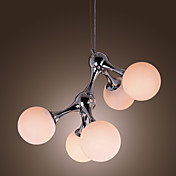 5 - luz de luz de techo artístico en blanco cálido
