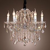 CUMBERNAULD - Lustre Cristal com 6 Lâmpadas