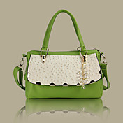 kvinners kontrastfarge crossbody bag (30 * 13 * 24cm)