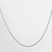 925 Sterling Silver Necklace Fashion Jewelry 925 Silver Bead Chain