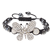 Fully-jewelled Butterfly Weave Bracelet