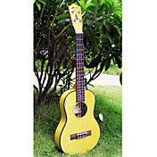 Hanknn - (Ultradünne Gloss) Sperrholz Flame Maple Tenor-Ukulele mit Tasche