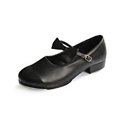 Women/Kids'Leather Upper Tap Dance Shoes With Bowknot Tap Included