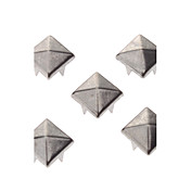 8mm Square Grey Metal Rivet (Contain 100 Pics)