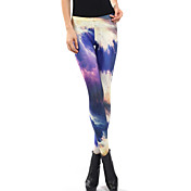 oceano donne legging colore blu