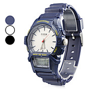 Unisex's Multi-Functional Style Rubber Automatic Analog-Digital Wrist Watch (Assorted Colors)