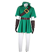 cosplay traje inspirado en la leyenda de zelda enlace de lujo