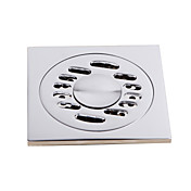 Acessório banheiro Contemporânea acabamento cromado Piso Latão Drain-LK-1049