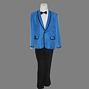 Gangnam Style Psy Dynamic Blå Suit Halloween kostume (3 stk)
