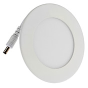 6W 390-490LM 6500K Natural White Light Round LED Ceiling Bulb (85-265V)