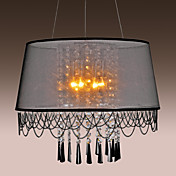 Lámpara Chandelier de Cristal con 4 Bombillas - HALDENSLEBEN