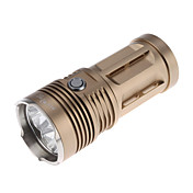 SKYRAY 2-Mode 3 x Cree XM-L T6 LED Flashlight (30w, 3000LM, 4x18650)