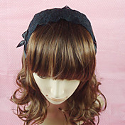 Handmade Black Lace Classic Lolita Headband