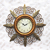 24.5 "Traditionele Bloemen Metal Klok van de Muur