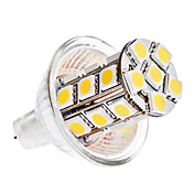 MR11 5W 27x5050 SMD 400-420LM 3000-3500K Warm White Light Bulb Milho LED (12V)