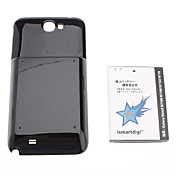 3.7V, 6000 mAh ismartdigi-N7100WH & Case Noir pour Samsung Galaxy N7108 Note 2 N7102 N719
