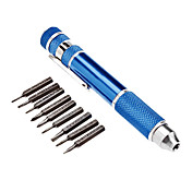 10-in-1 Set di cacciaviti di precisione portatile (Black Nickel Plated)