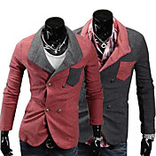 Men'S Cheap Cotton Double-Breasted Leisure Coat(Assorted Colors And Sizes)