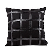 Modern Faux Leather Decorative Pillow Cover