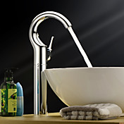 Sprinkle® by Lightinthebox - Single Handle Centerset Solid Brass Chrome Finish Bathroom Sink Faucet(Tall)
