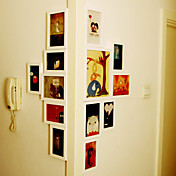 Elegante Bianco Carta da Collezione Frame - Set di 13