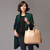 Women's Leather Belt Decor Tote