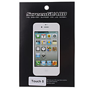 Protezione dello schermo di protezione trasparente con panno di pulizia per iTouch 5