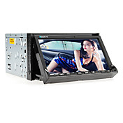 7 pouces 2DIN lecteur DVD de voiture avec le GPS, Bluetooth, TV, RDS, iPod