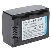 Digital Video Batteri Udskift Samsung BP105R til Samsung HMX-F80 HMX-F800 og mere (3,7 V, 1030 mAh)