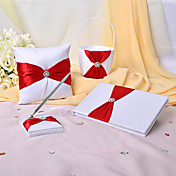 ensemble bourgogne collection romance (4 pièces)