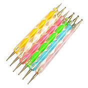 Doppel-Kopf Metallnagel pplishing Werkzeug (zufällige Farbe, 1pcs)