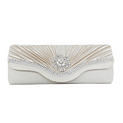 Soie Sac à main de soirée fabuleuse avec cristal / embrayages