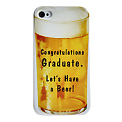 Beer Bubbles Style Hard Case for iPhone 4/4S