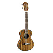TOM - (TUT-300TN) Thin Krop lamineret Zebra Tenor Ukulele med taske