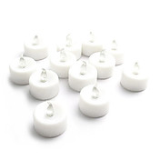 Luce bianca LED a lume di candela set (12-pack)