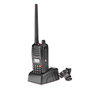 5W 1.0" LCD 400~480MHz 199-Channel Walkie Talkie w/ FM Radio