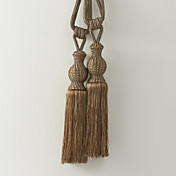 Brown Classic Polyester Tassel (ett par)