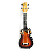 Kaka - (008) Ukulele Soprano Plástico Volver a Gag (Sunset)