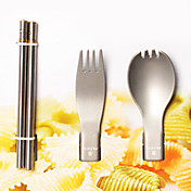 Alocs acampar al aire libre Set utensilios de cocina Cuchillo Cuchara Tenedor TW-106