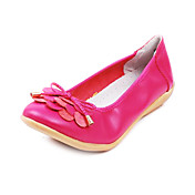 Nydelig skinn flat hæl Loafers & Slip-ons med bowknot Honeymoon Sko (Flere farger)