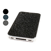 Brillant Type de boîtier de protection à la traîne pour iPhone 4S (couleurs assorties)
