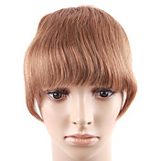 100% Indian Remy Hair 6" Natural Straigh Clips In Round-Shape Bangs Hair Extensions 26 Colors To Choose